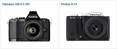 OM-D E-M5 vs Pentax K-01